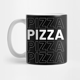 pizza typography design Mug